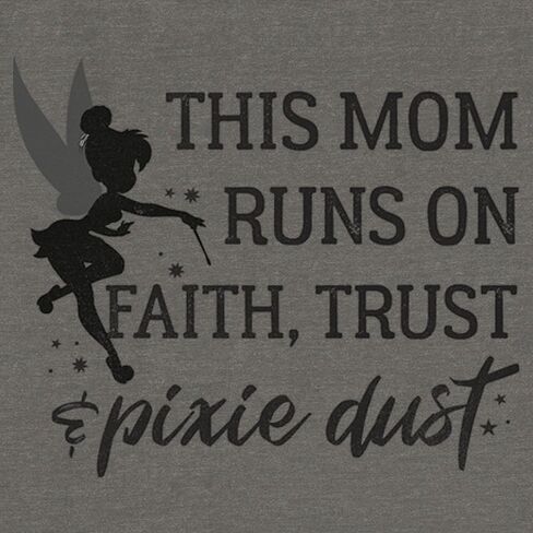 Disney Women's Tinkerbell Runs on Ftpd Junior's Raglan Pullover with Coverstitch in Saudi Arabia
