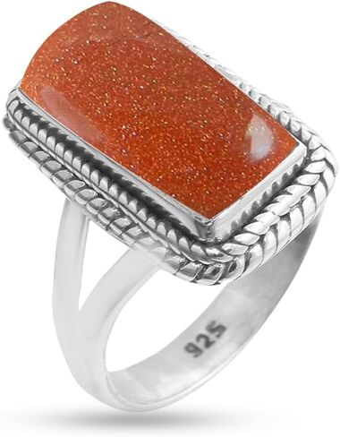 925 Sterling Silver Ring For Women & Girls Genuine Howlite Ring Sterling Silver Engagement Ring White Gemstone Ring in Saudi Arabia
