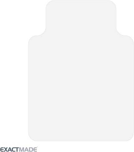 Clear Chair Mat for Hard Floors, USA Made, Heavy Duty, 46 x 60 Inch Rectangle, 2mm Thick Durable Clear Vinyl, Office Chair Floor Mat for Hardwood Floors, Office Chair Mat for Vinyl Floor in Kuwait