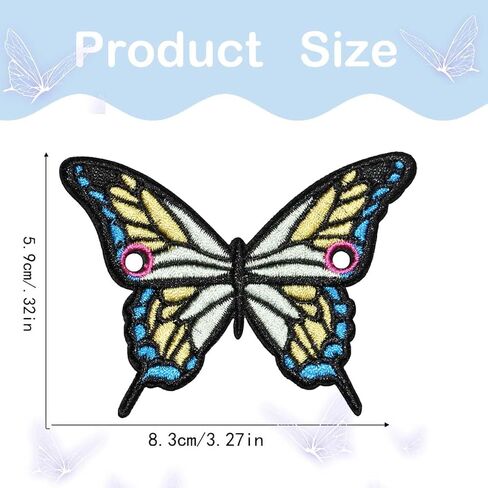 1 Pair Handmade Butterfly Wings Shoelace Charms for Sneakers Boots the Sun Shoe Charms for Women Colorful DIY Shoe Decoration Shoe Lace Charm Shoe Accessories Set for Girls Gift (ButterWing1) in Kuwait