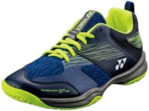حذاء YONEX Power Cushion 37 واسع لملاعب كرة الريشة (كحلي/أصفر) in Saudi Arabia