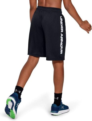 Under Armour Boys' UA Velocity Shorts (Pitch Gray/Black - 012, Large) in Saudi Arabia