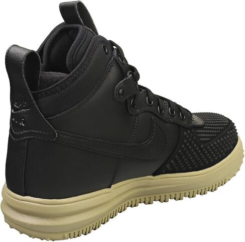 حذاء Lunar Force 1 Duckboot للرجال باللون الأسود/الأسود-الزيتوني المحايد (DZ5320 001) - 9.5 in Saudi Arabia