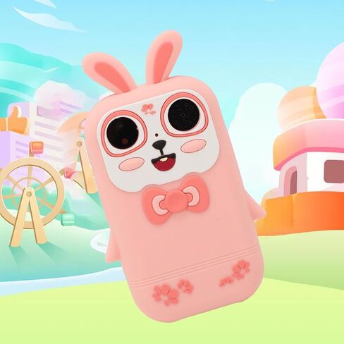Kids Camera Digital Camera for 3-8 Year Old Girls Boys, 1080P Music Player Puzzle Games Children Phone with Selfie Camera (Pink) in Saudi Arabia