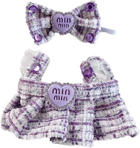Doll Outfit Set for 17cm Dolls, 2 Piece Clothes Set for Doll, Premium Fashion Dresses for Dolls Accessories Suit (NO Doll) (Pink) in Saudi Arabia