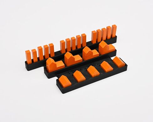 Bubbaworx Game Piece Organizer للمستوطنين ، وصواني التخزين مع مقصورات ، لجميع قطع غيار اللعبة. in Saudi Arabia