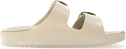 Skechers Women's Slide Sandal, Brown, 10 in Saudi Arabia