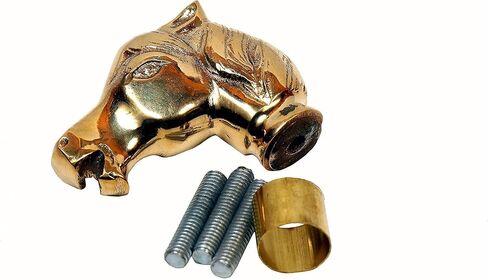 Brass Horse Head Solid Handle Victorian Style Walking Stick for Wooden Cane in Saudi Arabia