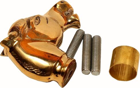 Brass Horse Head Solid Handle Victorian Style Walking Stick for Wooden Cane in Saudi Arabia
