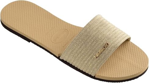 صنادل Havaianas النسائية You Malata - صنادل ذات أشرطة منسوجة - مياه زرقاء، 7/8 in Saudi Arabia
