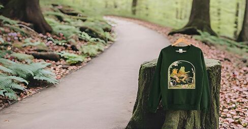 قميص Sweatshirt الضفدع الضفدع - قميص الضفدع والضفدع - القميص الأساسي المنزلي - قميص ذوي الأوساط الأكاديمية الخفيفة - سترة عاشق الكتب - هدية للقارئ (M ، فورست جرين) in Kuwait