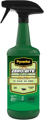 Pyranha Fly Spray, Fly Spray, Fly Spray for Horses, Pyranha Zero-Bite, Pyranha Wipe and Spray, Pyranha Nulli-Fly (Pyranha Wipe & Spray Oil Base, 32oz) in Saudi Arabia