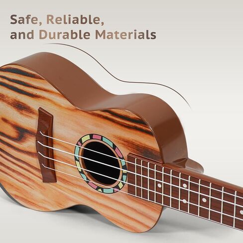 Raimy Kids Guitar Duitulele - 21in القيثارة ألعاب الغيتار للأطفال الأعمار 3 4 5 6 7+ الأولاد في سن التقدير in Kuwait