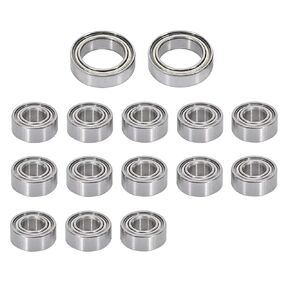 RC Spare Part Compatible with ECX for Torment for Amp for Ruckus for Circuit for Boost 1/10 RC Car Upgrade Parts Accessories 15 Pcs Ball Bearing Set