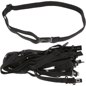 10Pcs Adjustable Elastic Strap for Bow Tie Classic Band for Parties Weddings and Events Durable Stylish for All Ages