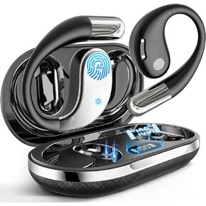 AI Translation Earbuds Real time,144 Language & Accent Translator Earbuds OWS, Bluetooth 5.4 Translator Device with APP Translation Headphones for Travel Business Learning Compact Design(Black)