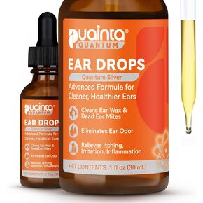 Dog Ear Cleaner, Upgrade Dog Ear Drops Natural Dog and Cat Ear Cleaner, Dog Ear Cleaning Solution- Cleaning,Soothing, and Deodorizing Itchy Ears, Vet Recommended -1oz