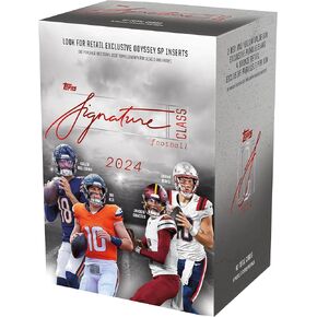 2024 Topps Signature Class Football Trading Card Box (Look for Retail Exclusive Odyssey SP Inserts)