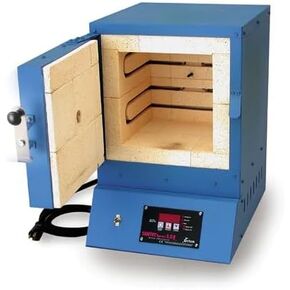 Paragon Xpress E10A Fire Brick Kiln with Sentry 3 Key Control Board Width 8 1/2" x Depth 9" x Height 8 3/4" 120v 15amp 2000 F