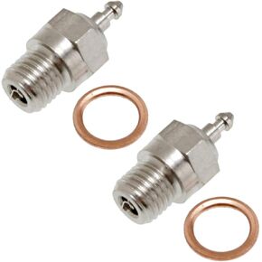 Traxxas Nitro Rustler 2.5 TWO SUPER DUTY, LONG, MEDIUM GLOW PLUGS & WASHERS