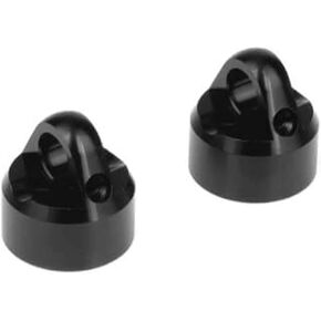 Tekno RC LLC Shock Caps 7075 مستحلب أسود ano 2pcs TKR6712A قطع الغيار/الشاحنة elec elec