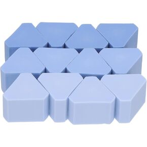 محو قلم رصاص Patikil ، 12 PCS المطاطية المثلث المثلث Mini Mini Cute Erasers لاستخدام المكتب مستلزمات الدراسة الفنية ، الأزرق