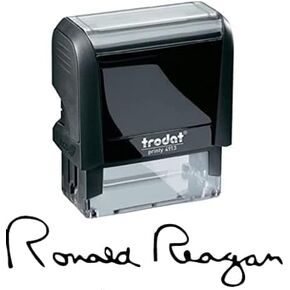 Personalized Self-Inking Signature Stamps - Custom Signature Stamp | Great for Documents and Other Official Paperwork | Provides Thousands of Impressions (Medium)