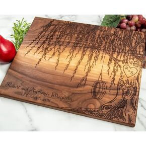 Personalized Cutting Board -Willow Tree 9 Year Anniversary Gift or Wedding Gift