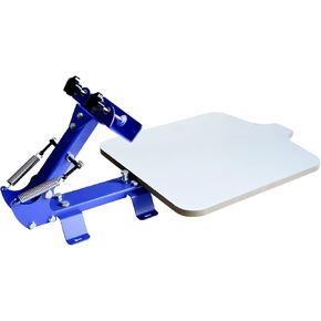 Tianiuseen Screen Table Table Table Press Kit Machine Silk Screence Pressing 1 Color 1 Station 22x18 Inch for T-Shirt DIY Platint