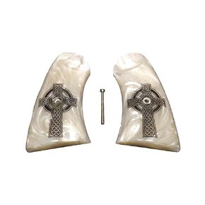 Pearl Celtic Cross Uberti Schofield Grips