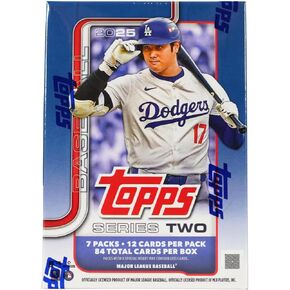 2025 Topps Series 2 Baseball Trading Card Blaster Box (Look for Retail Exclusive Holo Base Card Parallels)