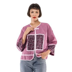 Roses are Red by Iyana Ki ~ Linen Cardigan in Saudi Arabia