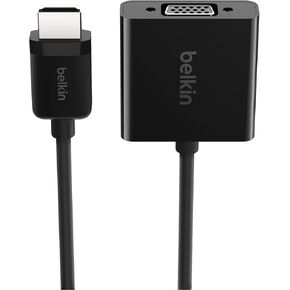 محول Belkin HDMI إلى VGA مع طاقة Micro-USB ودعم الصوت، متوافق مع Apple TV 4K ومعظم أجهزة التلفاز