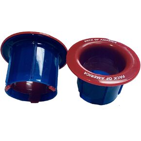 Plastic Hand Saver for Stretch Film - 1 Pair, Fit for Dia Between 2.95" and 3.05" inch, Industrial Heavy Duty for Wrapping Pallet, Packing and Moving Supplies.