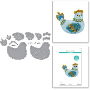 شعرت spellbinders بالموت المريح المحفور ، multi