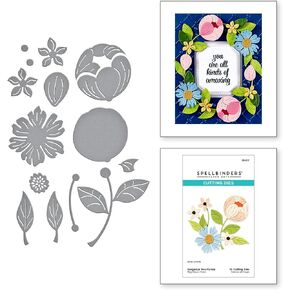Spellbinders Gorgeous You Florals Etched Dies, Multi