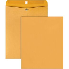 Office Depot® Brand Clasp Envelopes, 11 1/2" x 14 1/2", Brown, Box Of 100