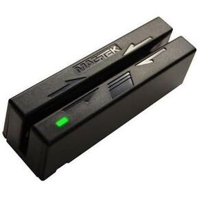 MagTek 21040140 USB Mini Swipe Magnetic Strip Credit Card Reader, Triple Track