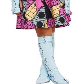 Sally Scars Knee Socks or leg warmers Halloween Costume Girls Adults Kids sizes