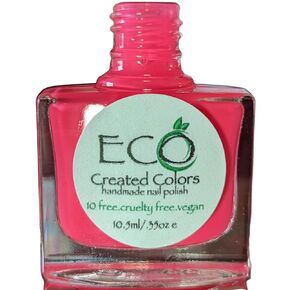 Summer Lovin Pink Neon Nail Polish 10 Free Cruelty Free Vegan
