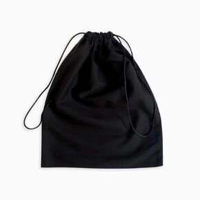 Black Dust Bag - Extra Small to Extra Large - Broadcloth Thin Cotton dust bags handmade in USA - Storage bag, Handbag, Sneakers, Gift, Travel (S Square - 15x15")