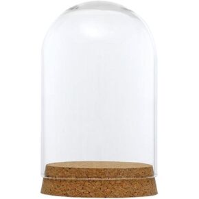 Plant Cloche Cover for Terrarium Display, 8x12cm