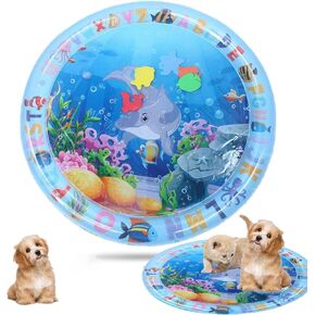 Cat Water Bed Play Mat,2025 New Thickened Cats Water Mat with Fish, Pet Cats Cool Bed Play Mats, Cool Comfort Anti-Scratch Design Pet Mats for Cat & Dog(Dolphin)