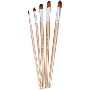HBJWOV 1 Set of 5Pcs Multi-Function Nylon Paintbrush Paint Brush Painting Tool for Watercolor Painting Oil Painting(Mixed Color)