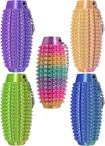 Little Ouchies Pain Fidget, Pain Stim Fidget for Stress Relief & Focus, Little ouchies, Mini Fidget Toys, 3D Printed with Hard Spiky Fidget Massage Keychain, Novelty Keychains (Little-5Pcs) in Saudi Arabia