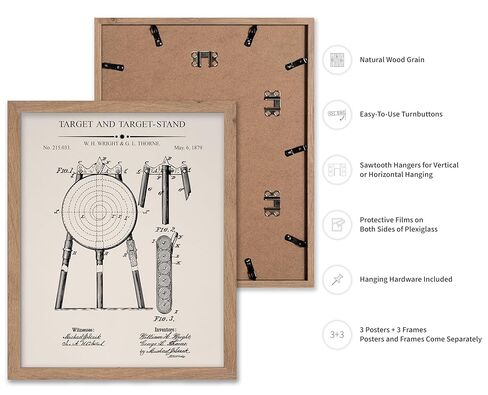 Monem Art 3-Piece Football Blueprint Poster - Football Shoulder Pad Patent Print - Game Ball Art - Sports Art - Technical Drawing Art - Great Office or Gym Wall Decor - 8x10 UNFRAMED Wall Art in Kuwait