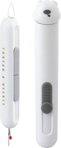 Tomatic Needle Threaders Seam Ripper ، تم ترقيته 3 في 1 أداة خياطة الإبرة ، أمطار التماس سريعة التمدد مع تخزين الإبرة لإزالة غرزة التطريز (رمادي) in Kuwait