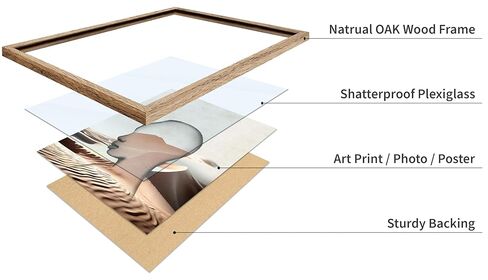 Monem Art Pin Up Girl on Whiskey Poster - Retro Alcohol Print - Collage Art - Lady Art - Bar Cart Art - Trendy Art - Modern Art - Great Kitchen or Restaurant Wall Decor - 11x14 Beige Framed in Kuwait