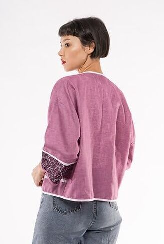 الورود حمراء بواسطة Iyana Ki ~ Cardigan الكتان in Saudi Arabia