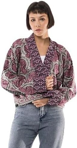 Dhaka Cardigan I ~ Wool w/Silk Embroidery in Saudi Arabia
